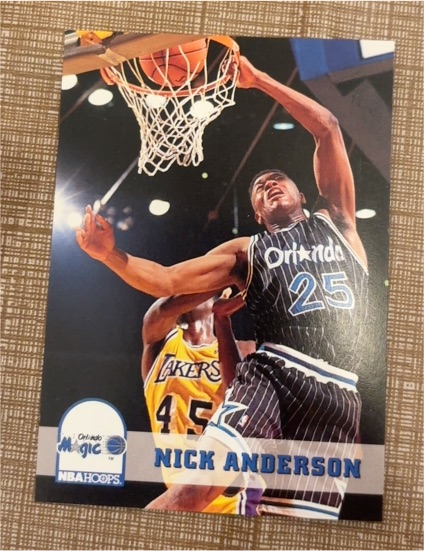 1993-94 Hoops #152 Nick Anderson — front