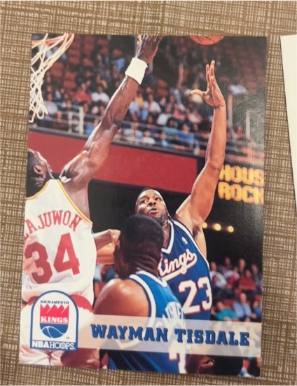 1993-94 Hoops #192 Wayman Tisdale — front
