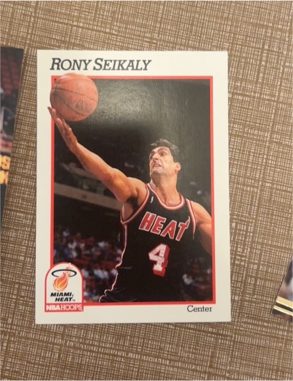 1991-92 NBA Hoops #114 Rony Seikaly — front