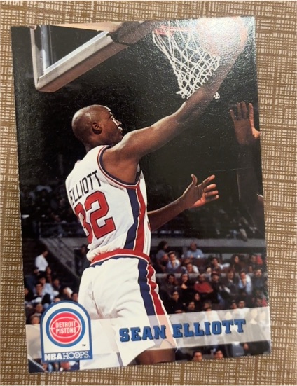1993-94 NBA Hoops #331 Sean Elliott — front