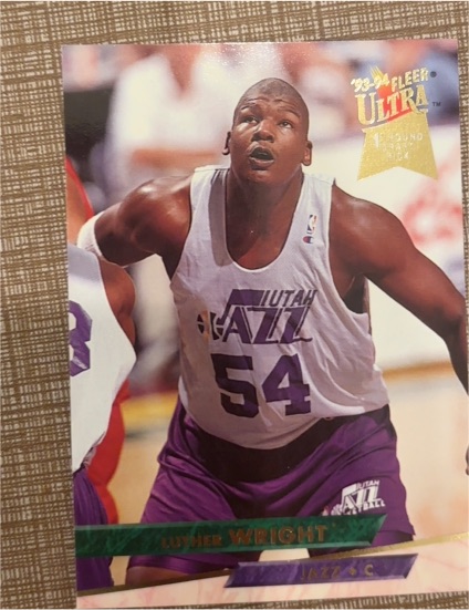 1993-94 Fleer Ultra #191 Luther Wright — front