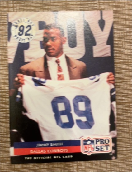 1992 Pro Set #32 Jimmy Smith — front