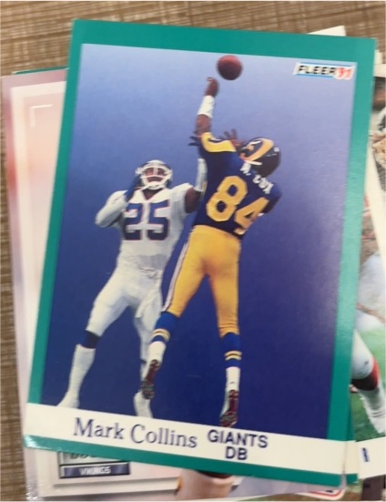 1991 Fleer #309 Mark Collins — front