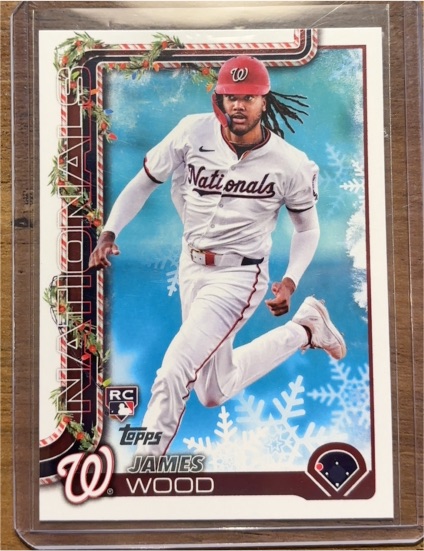 2025 Topps Holiday #H94 James Wood — front