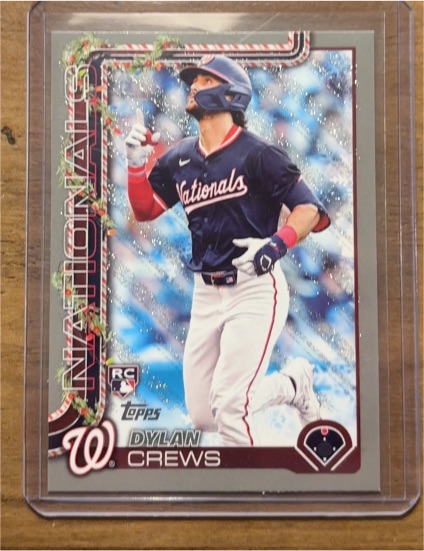 2025 Topps Holiday #H46 Dylan Crews — front