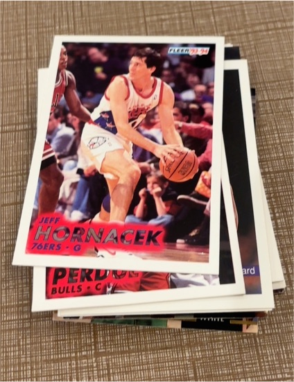1993-94 Fleer #158 Jeff Hornacek Philadelphia 76ers — front