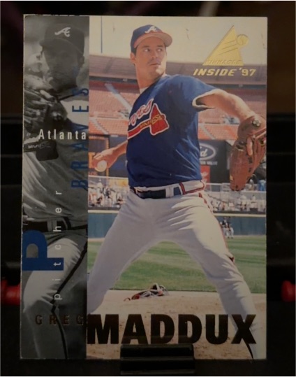 1997 Pinnacle Inside #16 Greg Maddux — front