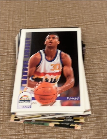 1993-94 Topps #1 Alex English — front
