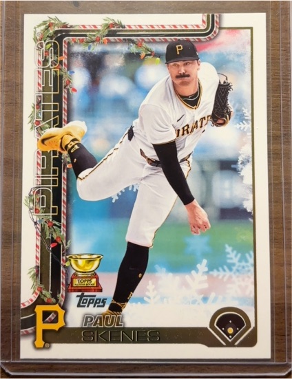2025 Topps Holiday #H70 Paul Skenes — front