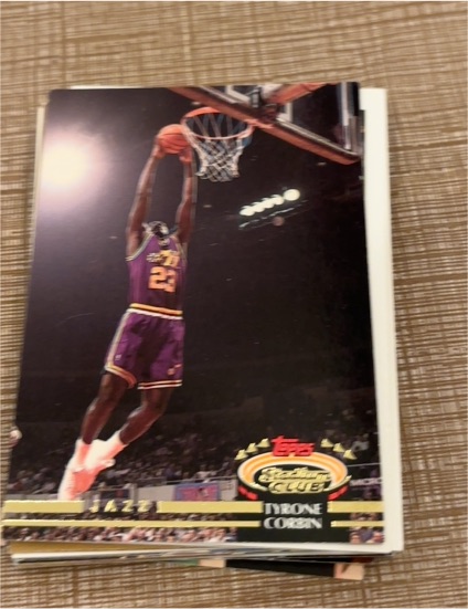 1992-93 Topps Stadium Club #114 Tyrone Corbin — front
