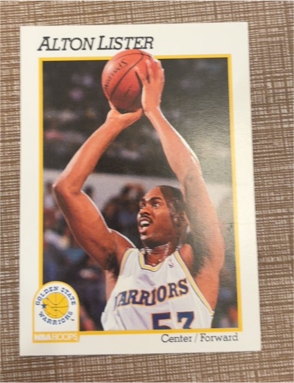 1991-92 NBA Hoops #70 Alton Lister — front
