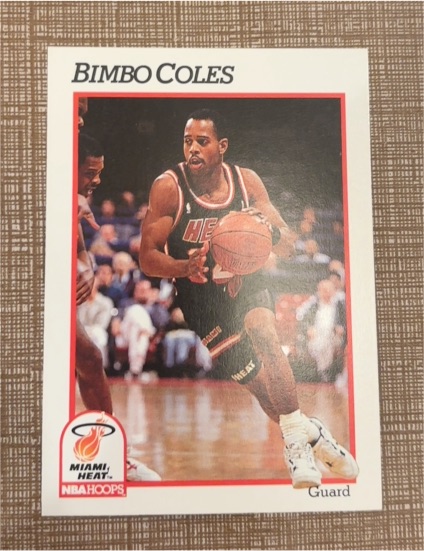 1991-92 Hoops #108 Bimbo Coles — front