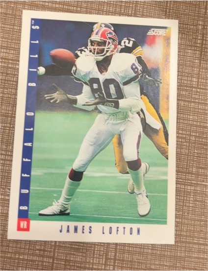 1993 Score #33 James Lofton — front