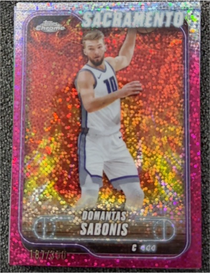 2024-25 Topps Chrome #153 Domantas Sabonis — front