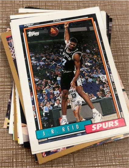 1992-93 Topps #376 J. R. Reid — front