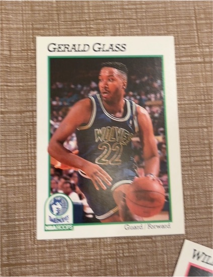 1991-92 NBA Hoops #126 Gerald Glass — front