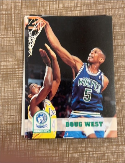 1993-94 Hoops #134 Doug West — front