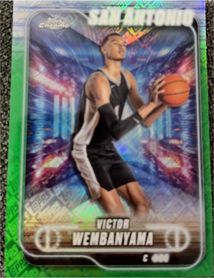 2024-25 Topps Chrome #193 Victor Wembanyama — front