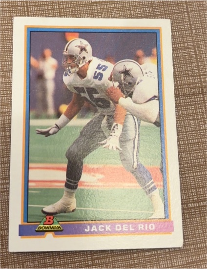 1991 Bowman #110 Jack Del Rio — front
