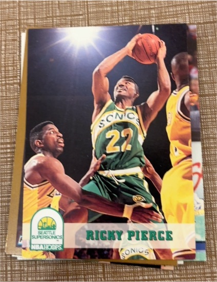 1993-94 Hoops #212 Ricky Pierce — front