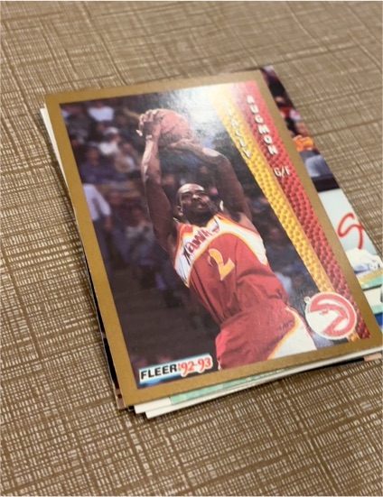 1992-93 Fleer #8 Dominique Wilkins — front