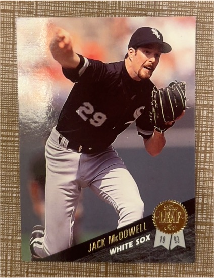 1993 Leaf #400 Jack McDowell — front