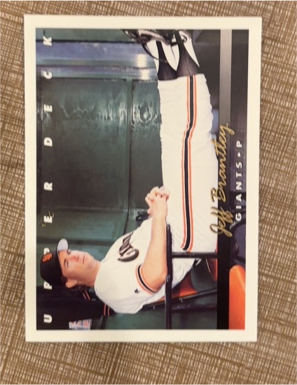 1993 Upper Deck #581 Jeff Brantley — front