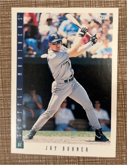 1993 Score #172 Jay Buhner Seattle Mariners — front