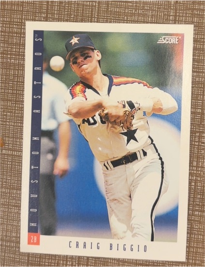 1993 Score #18 Craig Biggio — front