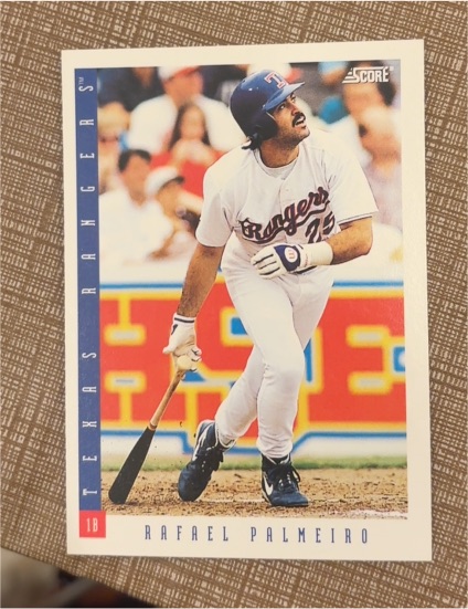 1993 Score #74 Rafael Palmeiro — front