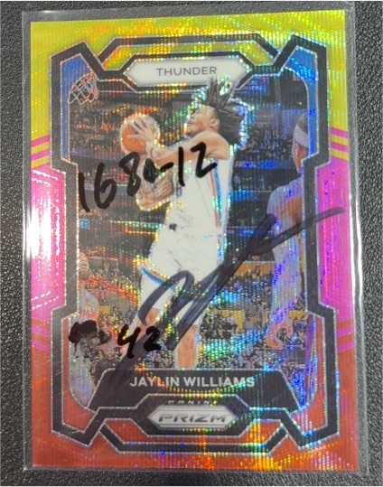 2023-24 Panini Prizm #214 Jaylin Williams — front