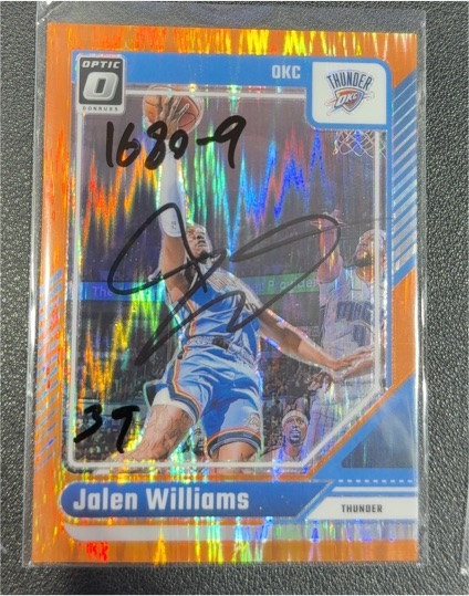 2024-25 Donruss Optic #168 Jalen Williams — front