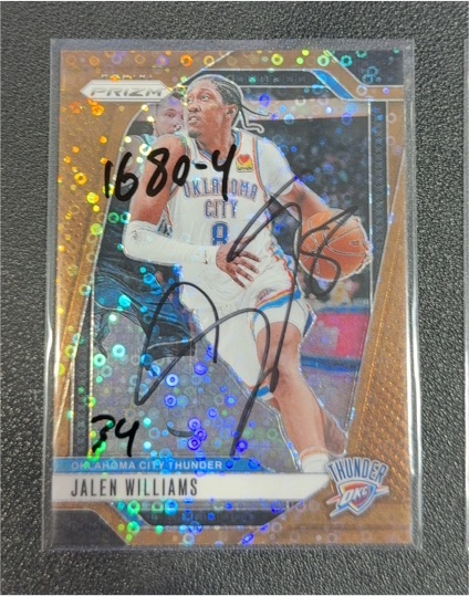 2024-25 Panini Prizm #65 Jalen Williams — front