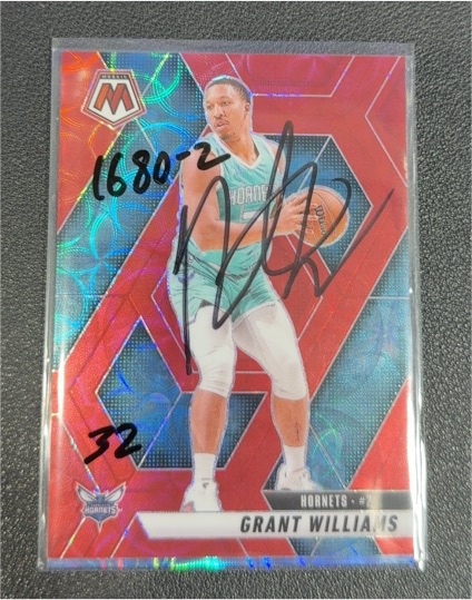 2020-21 Panini Mosaic #32 Grant Williams — front