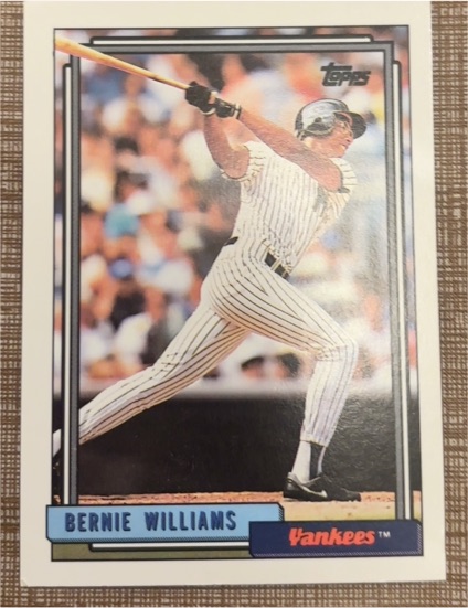 1992 Topps #374 Bernie Williams — front