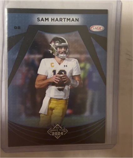 2024 SAGE HIT #117 Sam Hartman — front