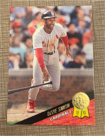 1993 Leaf #328 Ozzie Smith — front