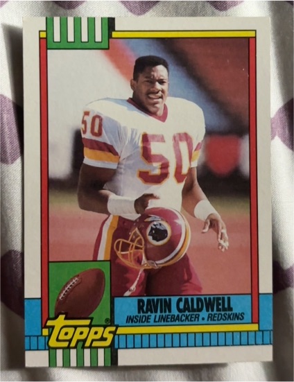 1990 Topps #131 Ravin Caldwell — front