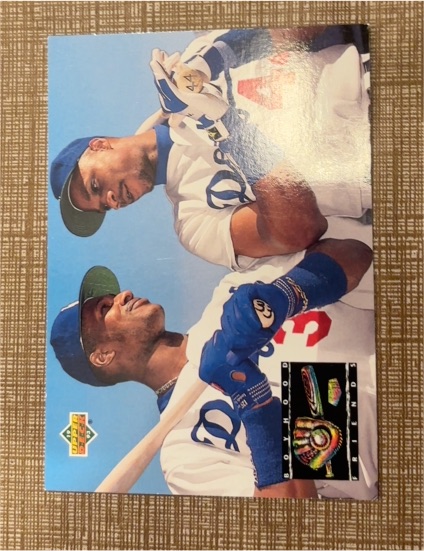 1993 Upper Deck #477 Eric Davis/Darryl Strawberry — front