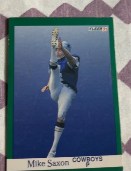 1991 Fleer #236 Mike Saxon — front