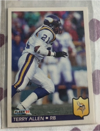 1992 Fleer #238 Terry Allen — front