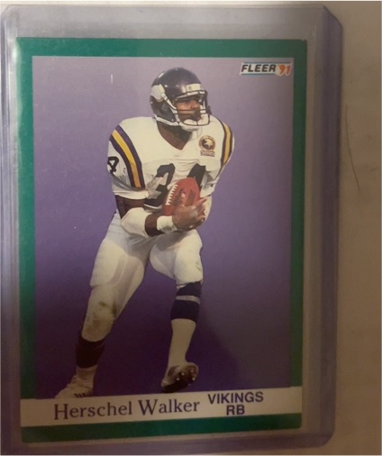 1991 Fleer #288 Herschel Walker — front