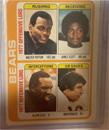 1978 Topps #504 Chicago Bears Team Checklist — front