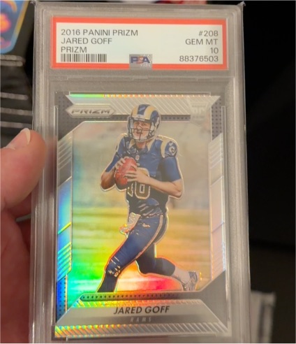 2016 Panini Prizm #208 Jared Goff — front