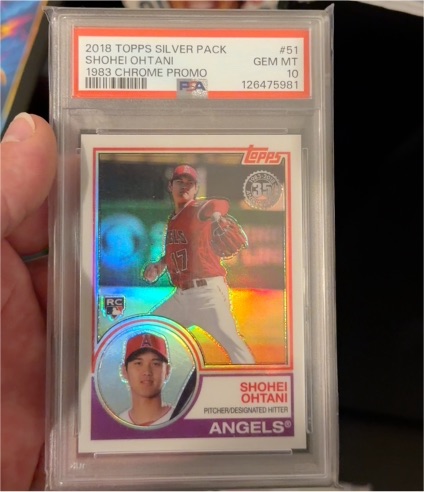 2018 Topps Silver Pack 1983 Chrome Promo #51 Shohei Ohtani — front