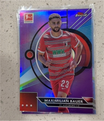 2022-23 Topps Finest Bundesliga #23 Maximilian Bauer — front