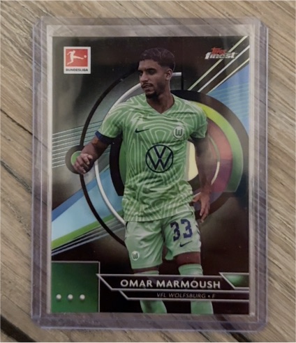 2022-23 Topps Finest Bundesliga #143 Omar Marmoush — front