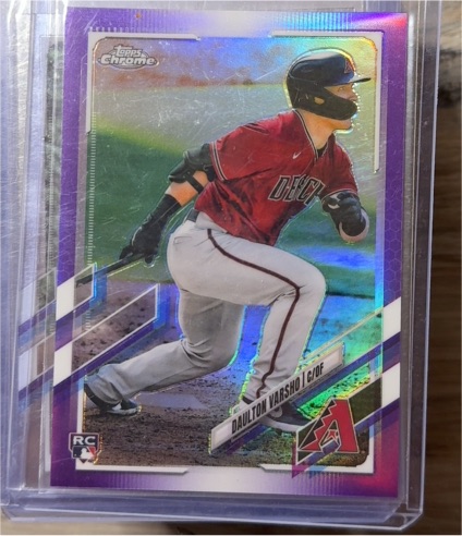 2021 Topps Chrome #121 Daulton Varsho — front
