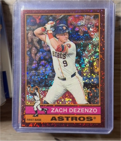 2025 Topps Heritage #404 Zach Dezenzo — front