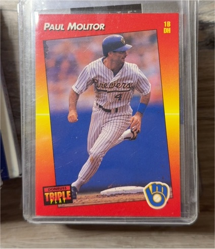 1992 Donruss Triple Play #254 Paul Molitor — front